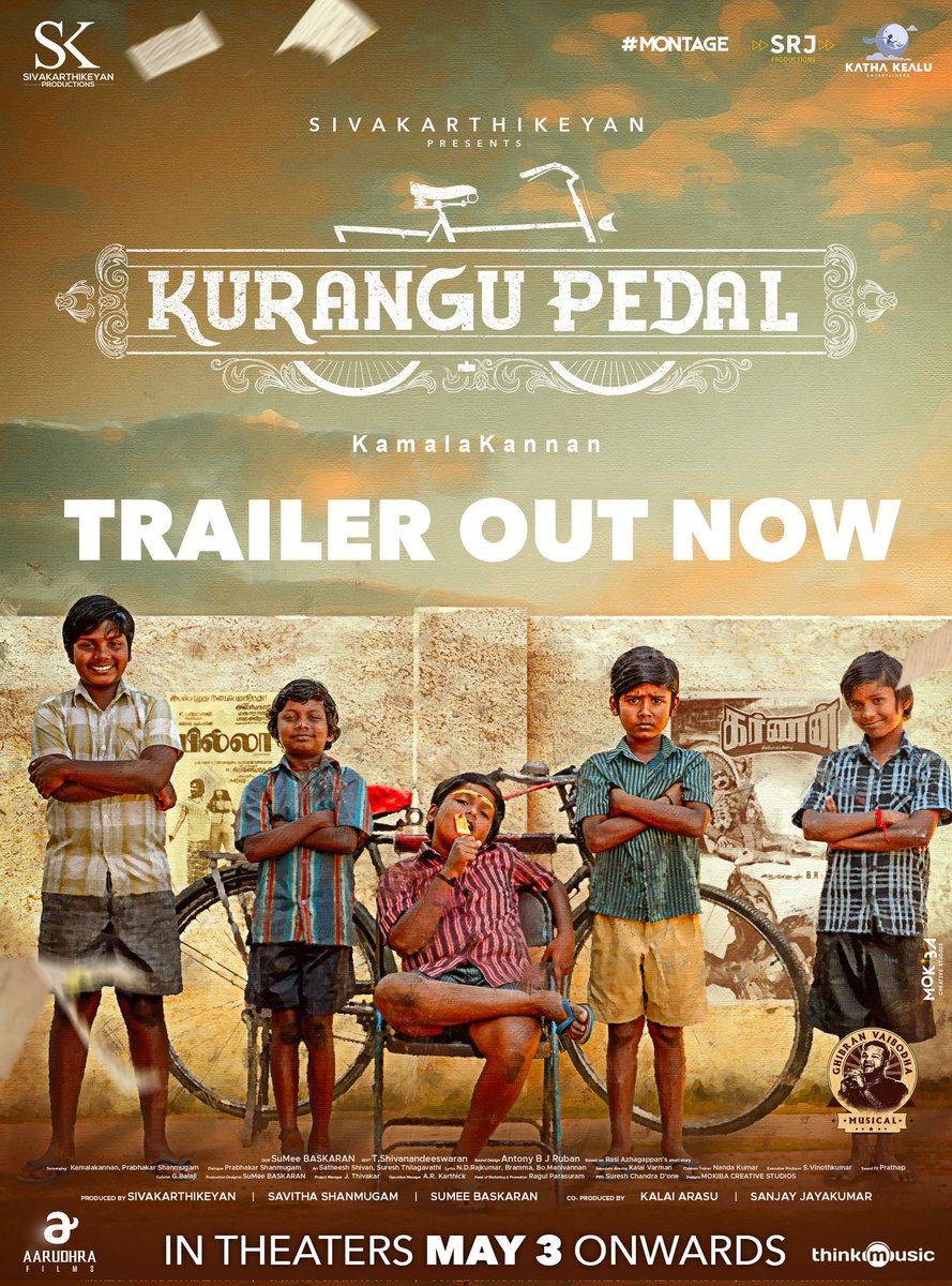 #KuranguPedal - A Trip down to 80's kids summer holidays. Technically good, Kids & Character artists performance is Good. Music, sound design, cinematography, art direction efforts seen in the film. Good summer watch with family 3.5/5 @SKProdOffl