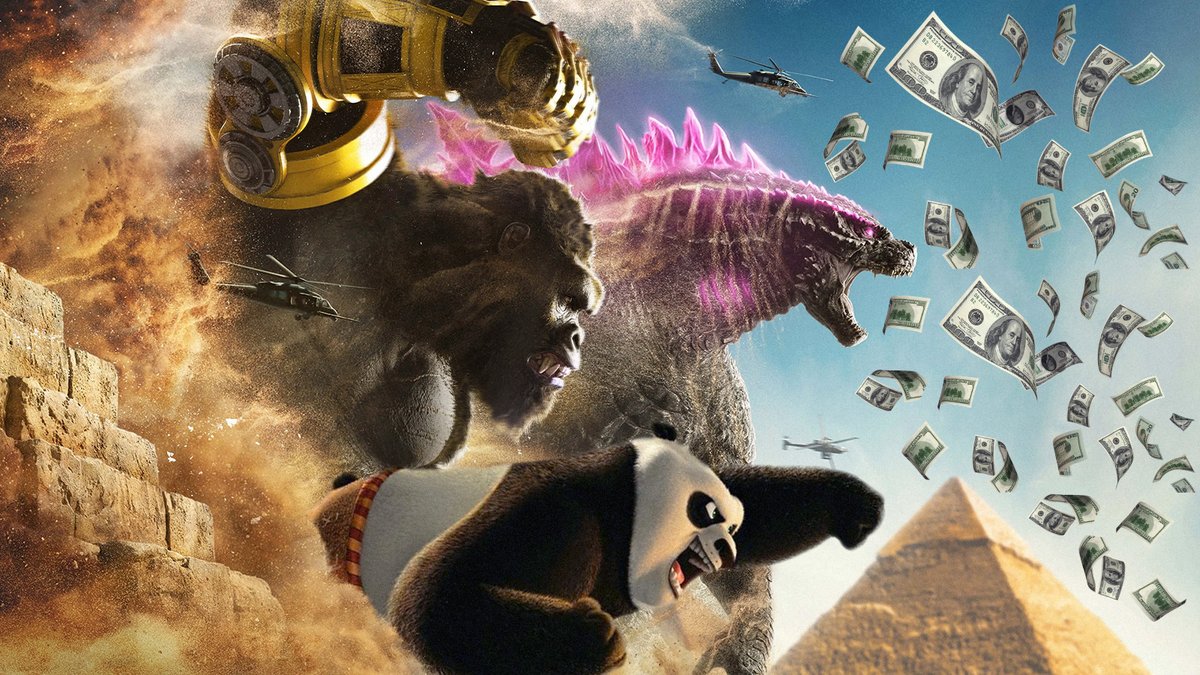 Godzilla X Kong And Kung Fu Panda 4 Just Passed A Major Box Office Milestone dlvr.it/T6Cy96 #ActionAdventureMovies #AnimationMovies #ComedyMovies