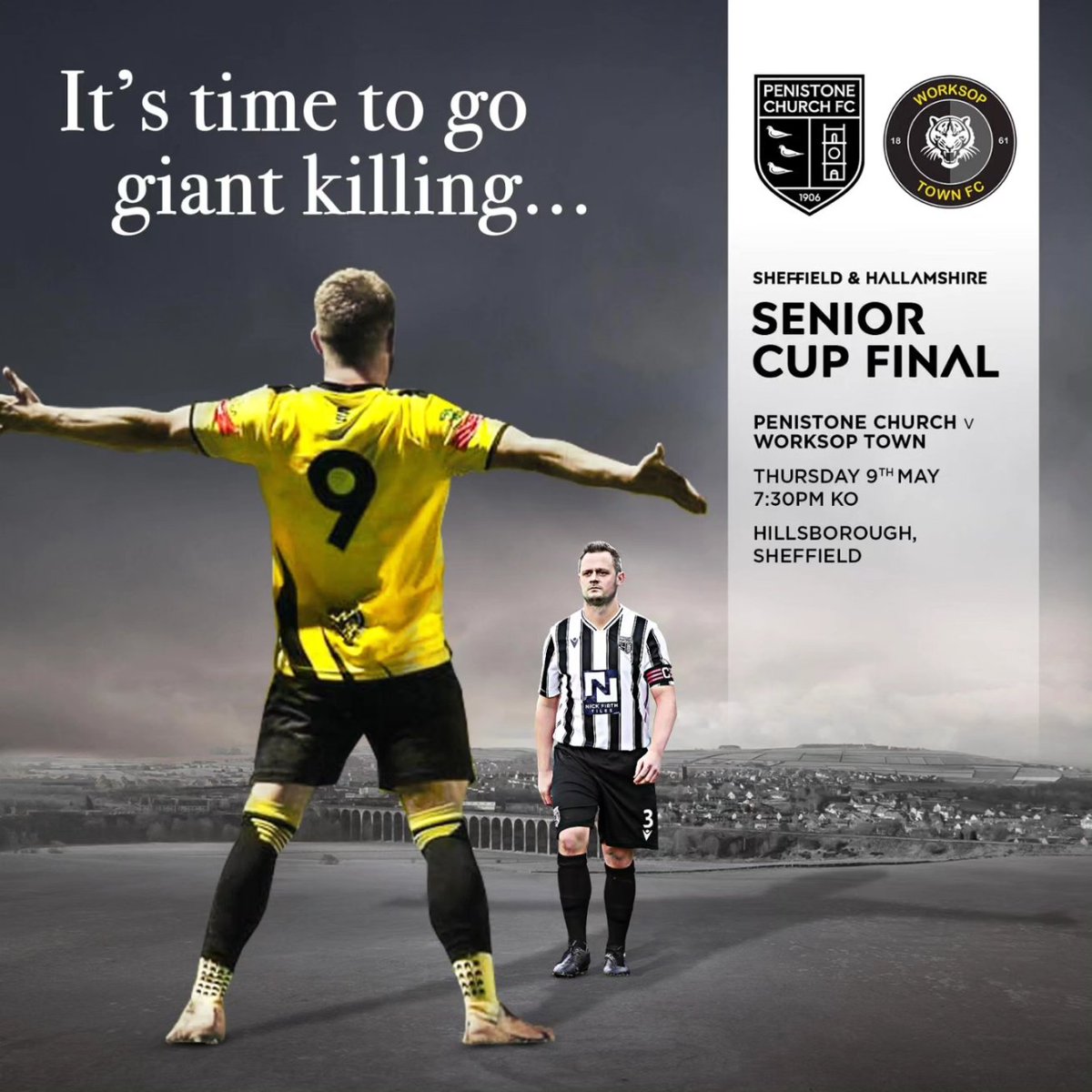 We've still got a few spaces on the 2nd coach for our @SHCFA cup final against @worksoptownfc a week on Thursday - May 9th. To book on please either pop into the clubhouse, or call on 01226370095 after 6pm. All seats £7.50. #UpTheChurch