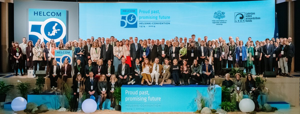 ✨Delighted to announce: 📷photo gallery & 📽️opening film MOTION have both been published from the 50th anniversary event of HELCOM, held in Riga, Latvia on 25 April 2024, under the 🇱🇻Chairmanship of HELCOM 🎉 👉bit.ly/3QovjET #HELCOM50 #BalticSea