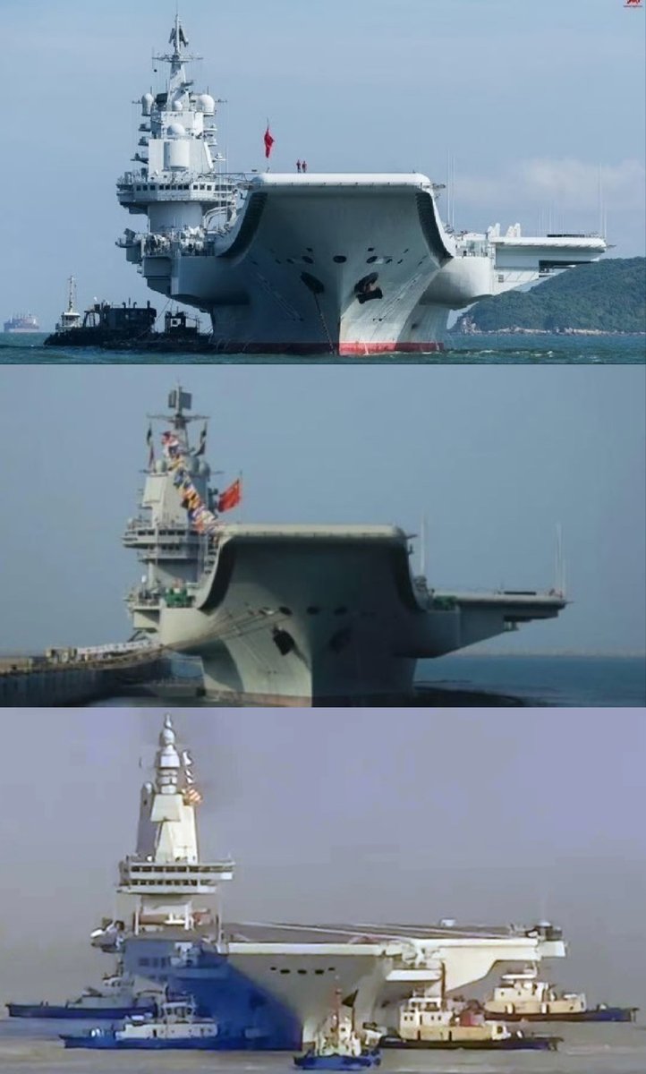 China's carrier battle group:

🔸Liaoning, 2 Sqn (squadrons) of J-35 (24 in total).
4x J-15D electronic warfare fighter.
🔸Shandong, 3 Sqn. J-35 (36)
🔸Fujian, 2 Sqn. J-35 (24)
2 Sqn. J-15B (24)
4x KJ-600 AWACS, 5x J-15D.

117 fighters, more powerful than most country's air force