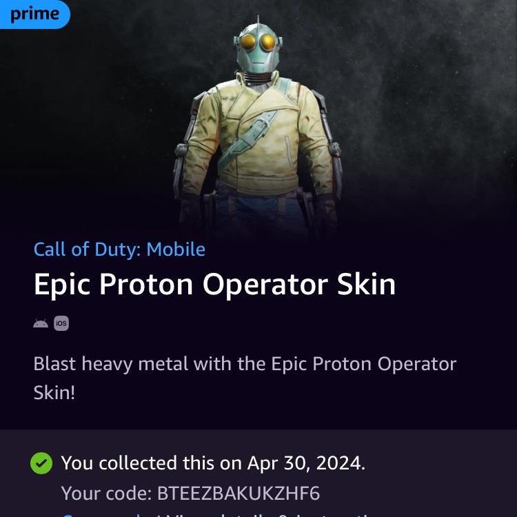 Free Operator Skin for Call of Duty Mobile!!!! Only one person can redeem using this code so First in first serve!!! 

#CoDMobile #CODM

Redeem Code: BTEEZBAKUKZHF6