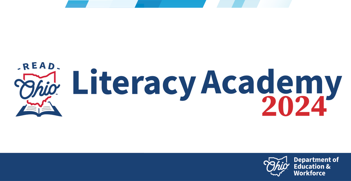 IT'S TIME! Register now for the ReadOhio Literacy Academy. 🗓 June 10-11 ∙ Columbus Find session details and more about this FREE professional learning event: education.ohio.gov/Media/Ed-Conne…