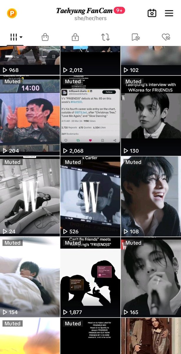 FRI(END)S by V is muted in Tiktok! 😭