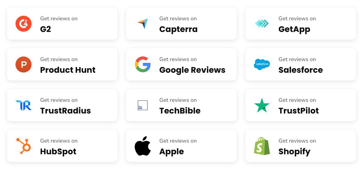 🎉 RateHighly Reviews

🔌 Connect review sites like G2, Capterra, TrustPilot, GetApp to RateHighly
🤩 Get a higher rating on G2, Capterra, TrustPilot, GetApp and many more review sites with RateHighly's automated, set-and forget review campaigns.

ratehighly.com/reviews