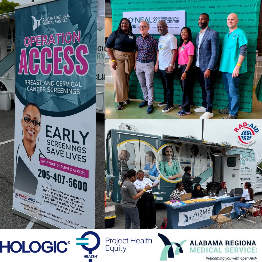 With support from Hologic Project Health Equity, RAD-AID USA Women's Health Access Initiative continues to make progress across 10 medically underserved regions of the USA. Interested in learning more? Click here: ow.ly/GMGQ50Rrcf6