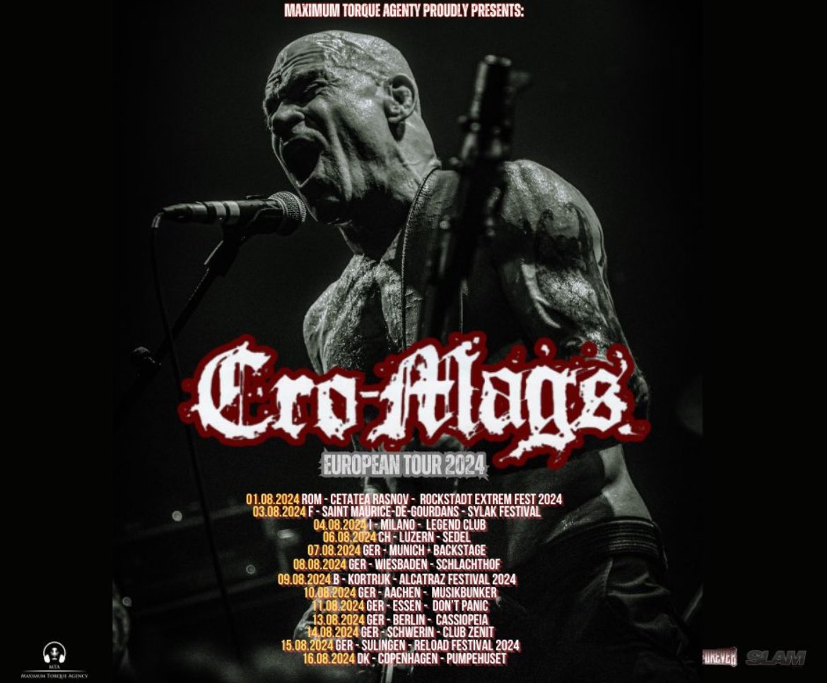 Announcing MORE summer mayhem… after @novaluesfestival … after Spain, Greece and the UK…. EU WE ARE COMING FOR YOU!!!!!!! 🔥🔥🔥🔥🔥🔥🔥🔥🔥🔥🔥🔥 #cromags #cromags2024 #cromagslive
