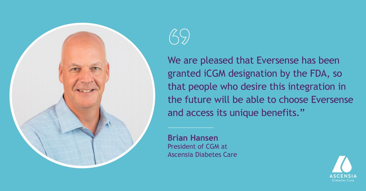 Great news! Eversense, the longest lasting continuous glucose monitoring system, can now be integrated with insulin pumps as part of an automated insulin delivery system. #EversenseE3 #Diabetes #DiabetesCare #DiabetesManagement #Ascensia #MEDTECH Learn more about it here:…