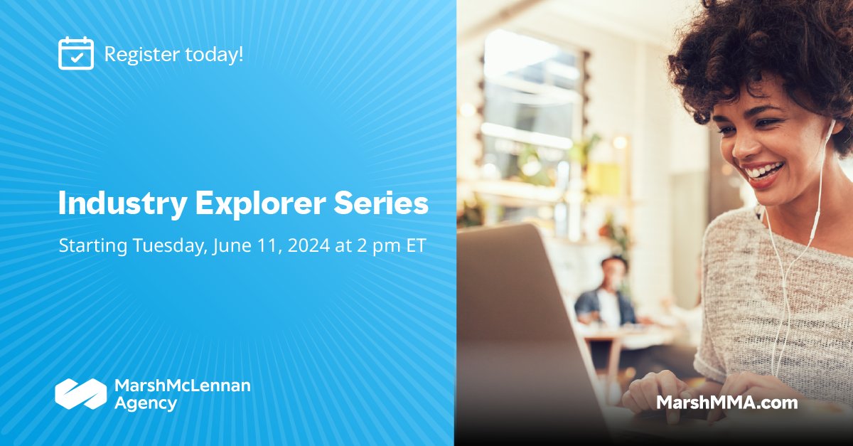 Calling all #CollegeStudents! Make the most of your time this summer and join @marsh_mma's Industry Explorer Summer Series. You’ll learn about #limitless opportunities available at MMA and within the #insurance industry. Open to all majors. #MarshMMA sprou.tt/1Apj9VsPNTK