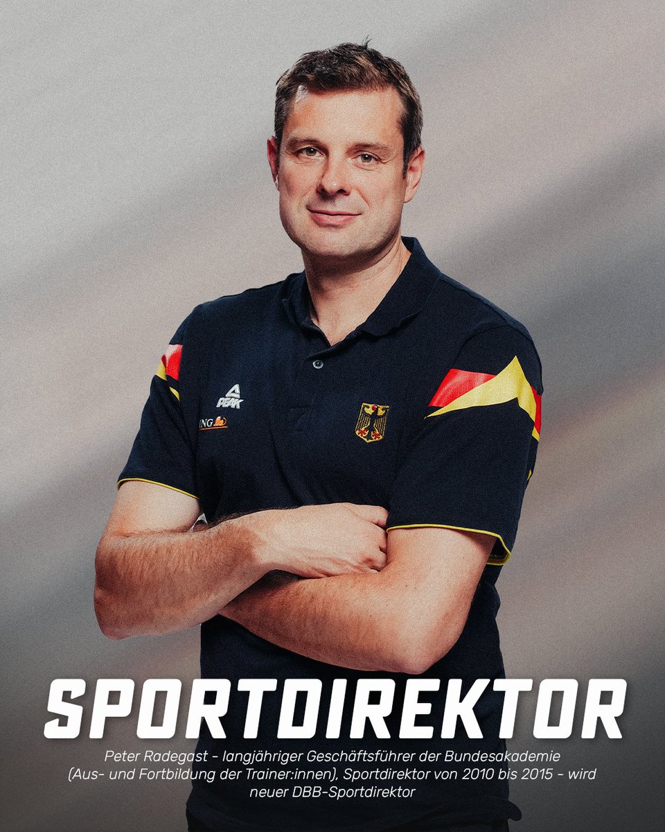 Verstärkung für den Olympia-Sommer und darüber hinaus 🤝 Unser neuer Sportdirektor: Peter Radegast! ✍️ ⏩ mehr dazu: bit.ly/Radegast2024 ••••• 🏀⚫️🔴🟡🔥 #KoerbeFuerD