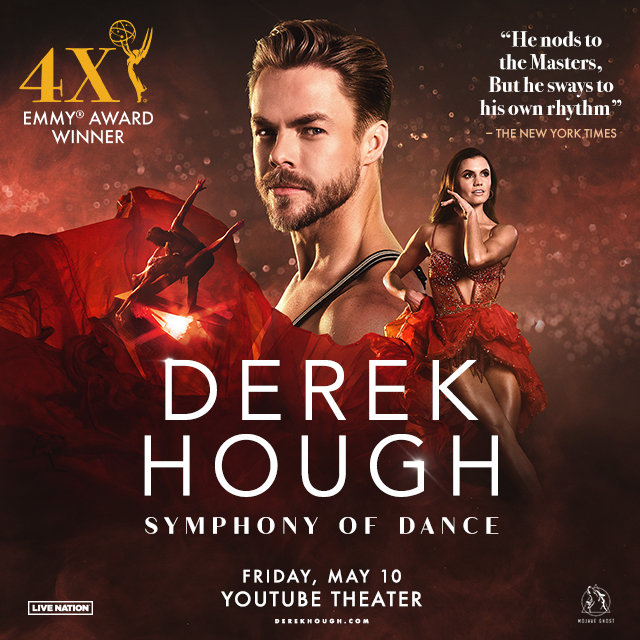 Listen to Ellen K on KOST this week, on our free @iheartradio app for a chance to win tickets to see #DerekHough – Symphony of Dance at the YouTube Theater on Fri, May 10! kost1035.com/listen bonus chance to win here: kost1035.com/contests