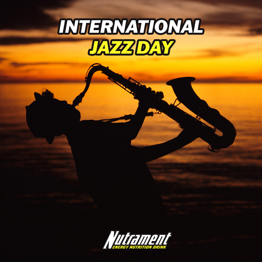 If you’ve ever been lost in the sound and feel of great jazz, you know the joy and energy it brings. 🎷 🎶 To all jazz musicians, musicians in training, and all who appreciate how this music moves us, enjoy International Jazz Day! #fuelyournow #nutrament #internationaljazzday