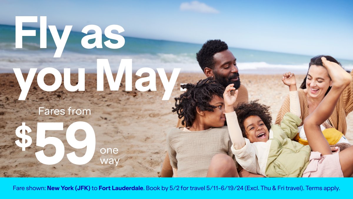 Jet outta town with fares mom would approve of. Book now: bit.ly/3wj1uyt