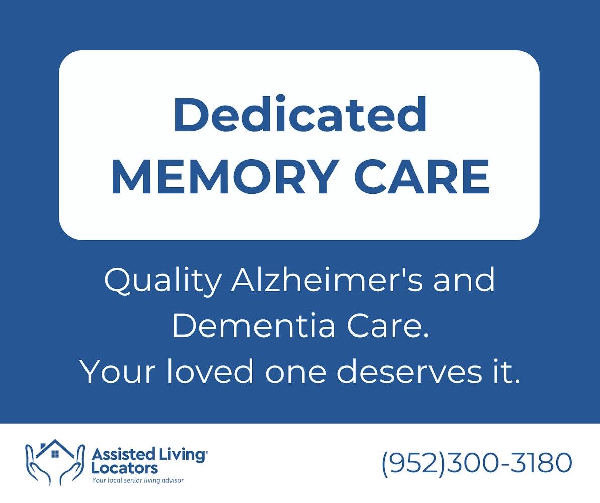 Specialized care makes sense.🤍

Schedule a Free Consultation: assistedlivinglocators.com/care-advisor/b…
Reach Us Now: (952)300-3180

#assistedlivinglocators #MN #freeseniorservices #localbusiness #Minnesota #independentliving #assistedliving #memorycare #nocosttoyou