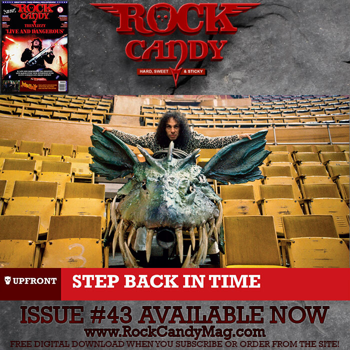 In Issue 43 we step back in time to 1984 and find Ronnie James Dio with his pet dragon! rockcandymag.com