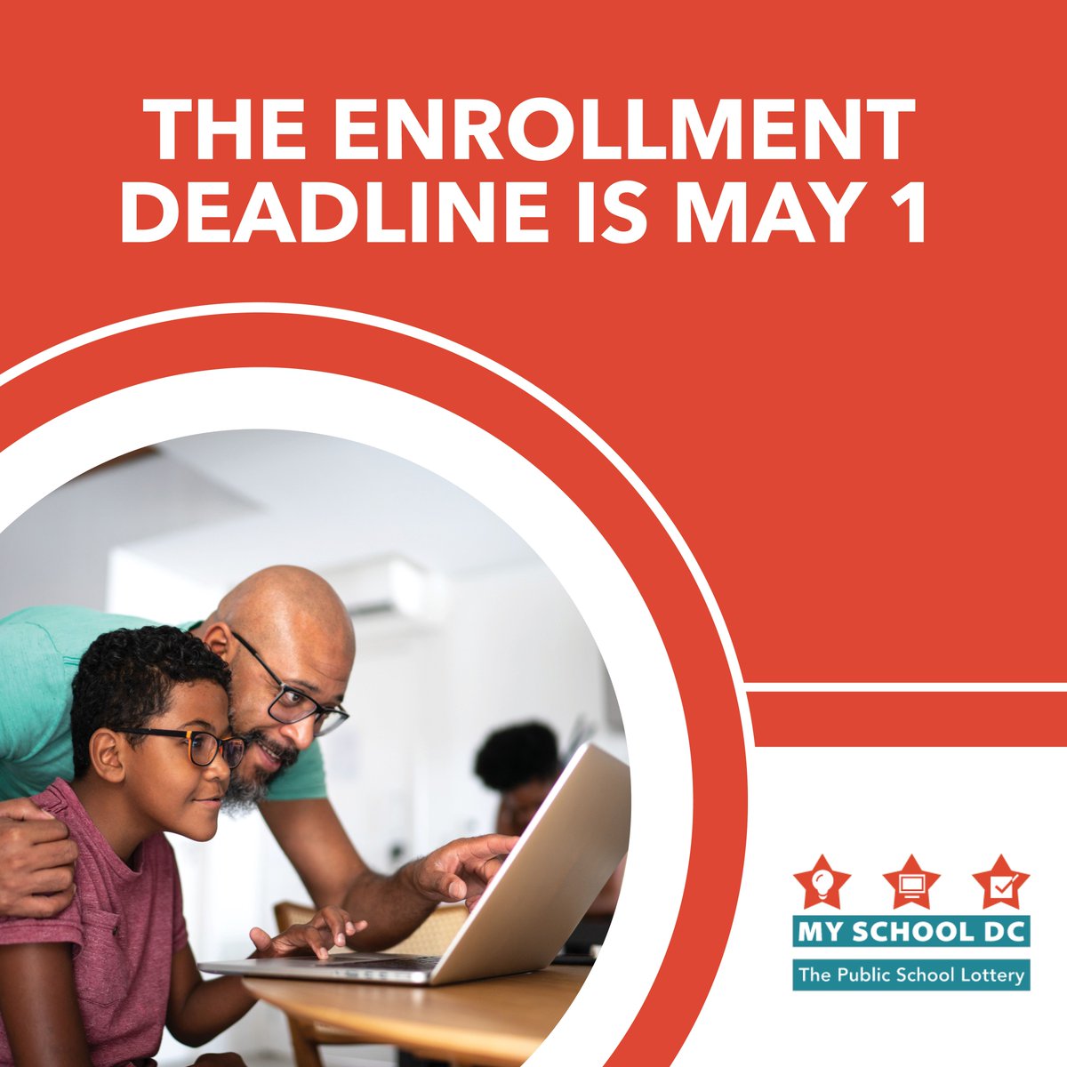 The enrollment deadline for students matched in the lottery is TOMORROW, May 1. Have questions or need help with enrollment? The My School DC hotline team is ready to answer your questions until 5 p.m. today at (202) 888-6336. Or visit: buff.ly/41K2g2y