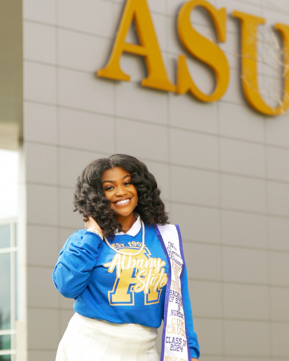 Nia Brown will graduate on May 4th from #AlbanyState with a Bachelor of Science in Nursing. She has accepted a position as a Nurse Resident at Emory University Healthcare. Read more: bit.ly/3wm0dqn