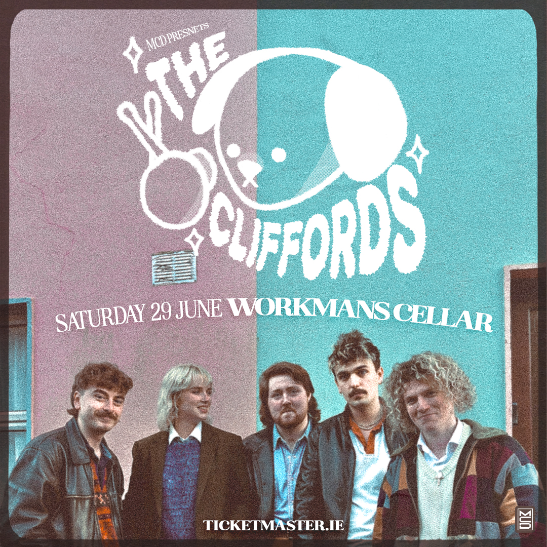 ✨𝙅𝙐𝙎𝙏 𝘼𝙉𝙉𝙊𝙐𝙉𝘾𝙀𝘿✨ Cork-based indie rock/pop band The Cliffords headline The Workman’s Cellar, Dublin on June 29th. Tickets on sale now! bit.ly/The-Cliffords-…