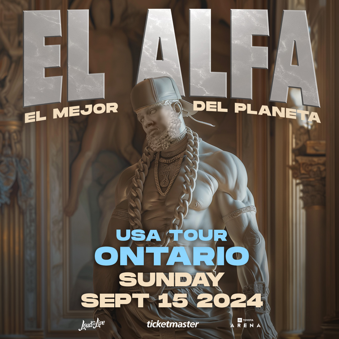 🚨 GRAN ANUNCIO 🚨 The Dembow King @elalfa18 is bringing the party to @ToyotaArena on Sunday, September 15th! 🔥 💯 Set your alarms to grab tickets when they go live! 👇

📆 PRESALE | TODAY @ 10AM | CODE: MEJOR
📆 ALL TICKETS LIVE | Wed, May 1 @ 10AM

#ElAlfa #Dembow #ToyotaArena