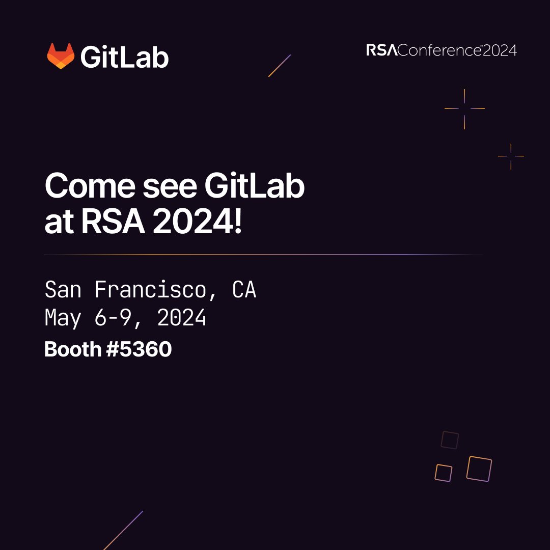 T-minus 1️⃣ week until #RSAC 2024! 🤩 Stop by Booth 5360 to chat with product experts and learn how developers can ship secure software faster with our #AI-powered #DevSecOps platform. Check out the full event agenda: bit.ly/3Wg2TAF