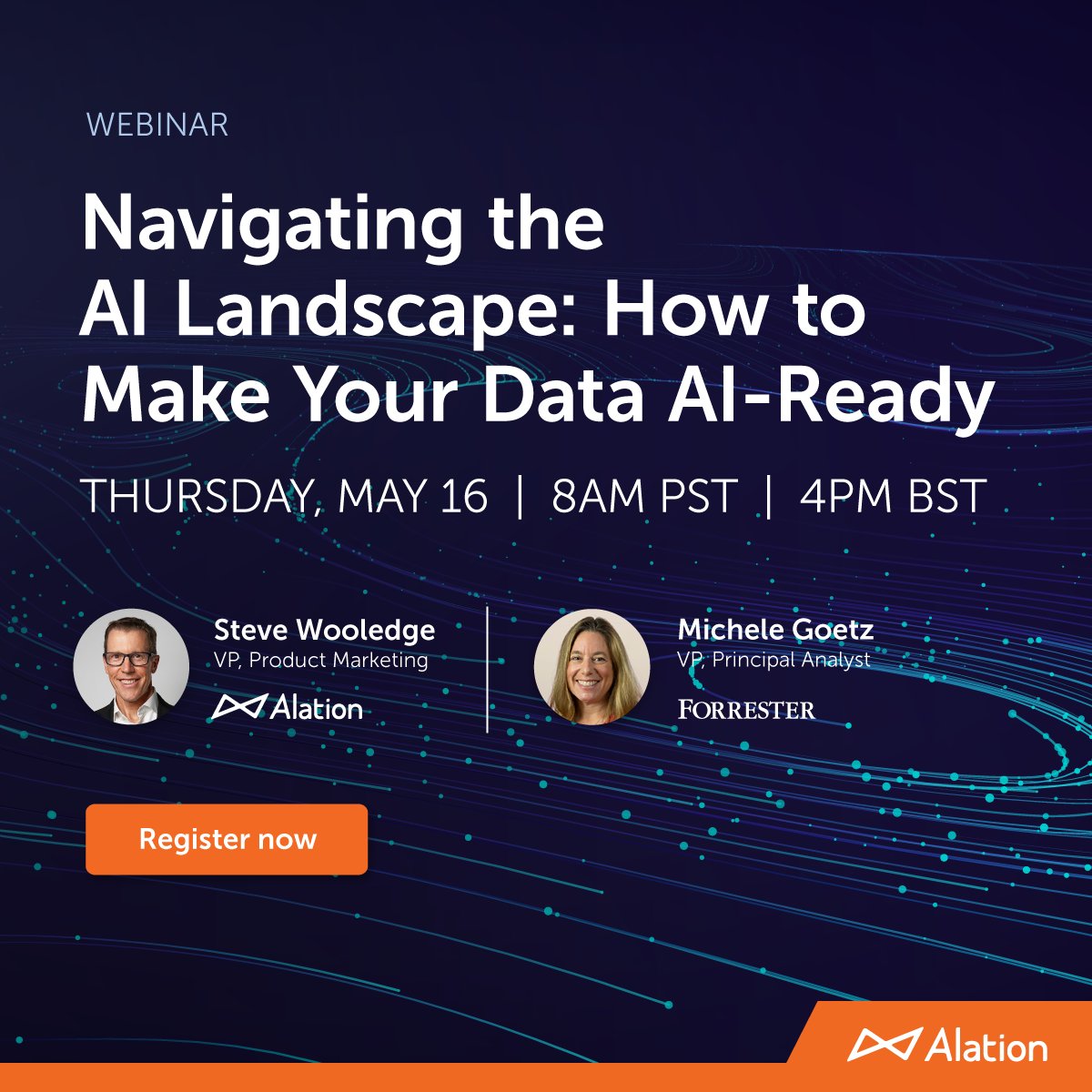 AI ambitions? Not so fast ☝️ You’ll need AI-ready data to start. Join us on 5/16 at 8am PST with @swooledge and @forrester to learn the pitfalls of AI 🚧 and how the best teams are getting their data AI-ready. alation.com/resource-cente… #alationaiready