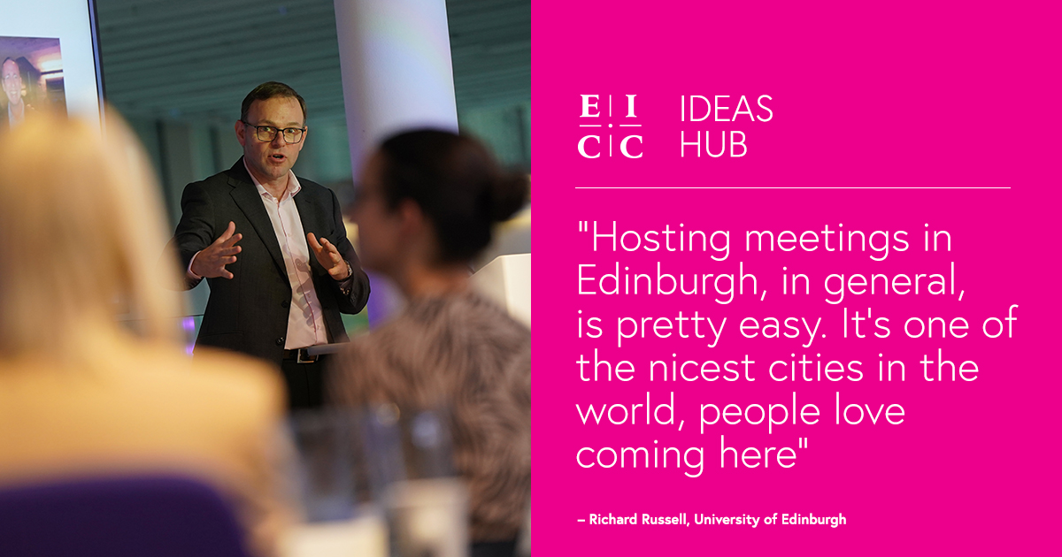 Having put years of planning into hosting the PIBD Conference in 2022, Professors David Wilson and Richard Russell from the @EdinburghUni, shared their top tips for organising - and hosting - an event at the EICC eicc.co.uk/ideas-hub/how-… #MakeitEdinburgh