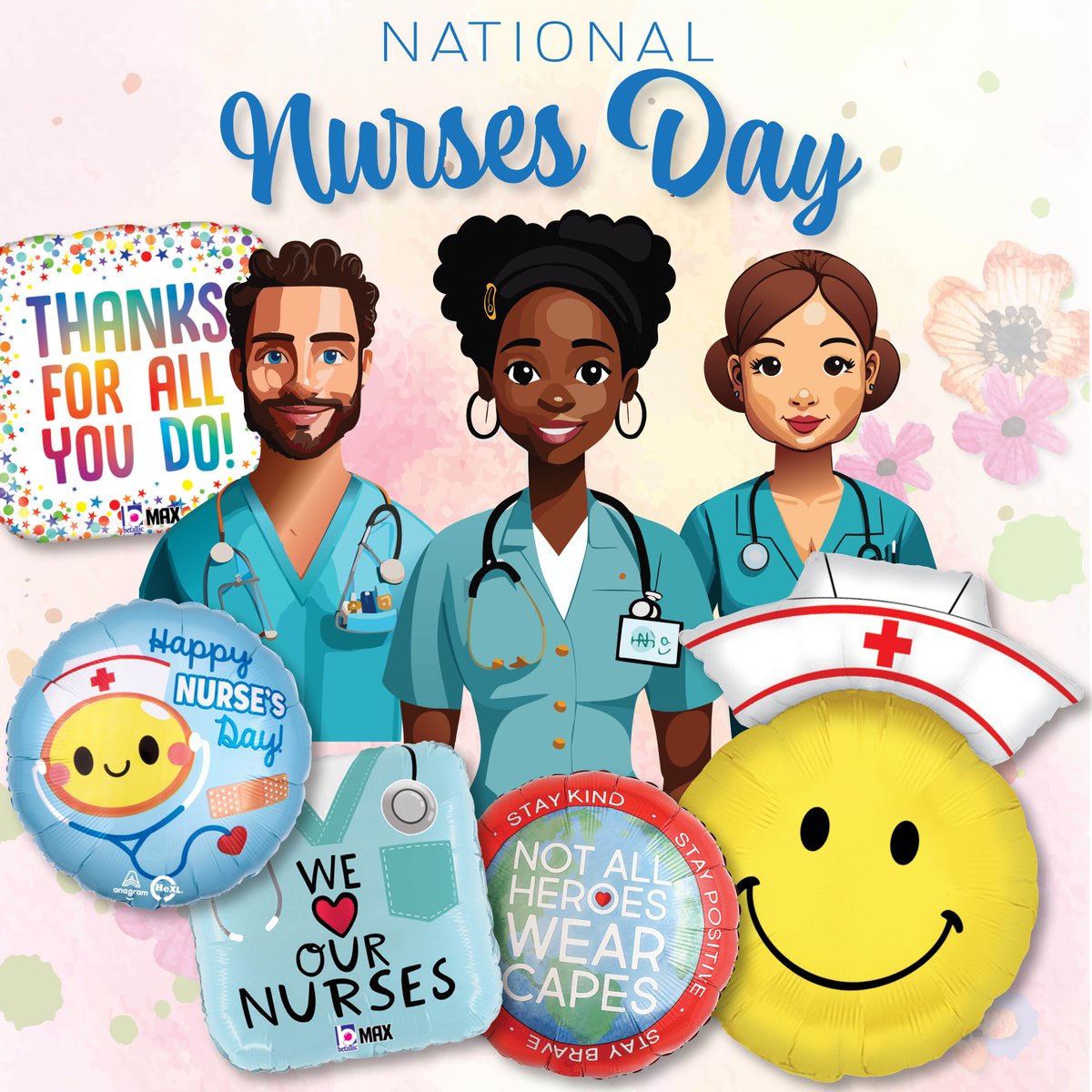 On May 6th, let's celebrate the incredible nurses who work tirelessly to keep us healthy. Show them some love with a balloon bouquet 🎈🎈🎈

#NationalNursesDay #ThankYouNurses #NurseAppreciation

balloons.com/search/nurse