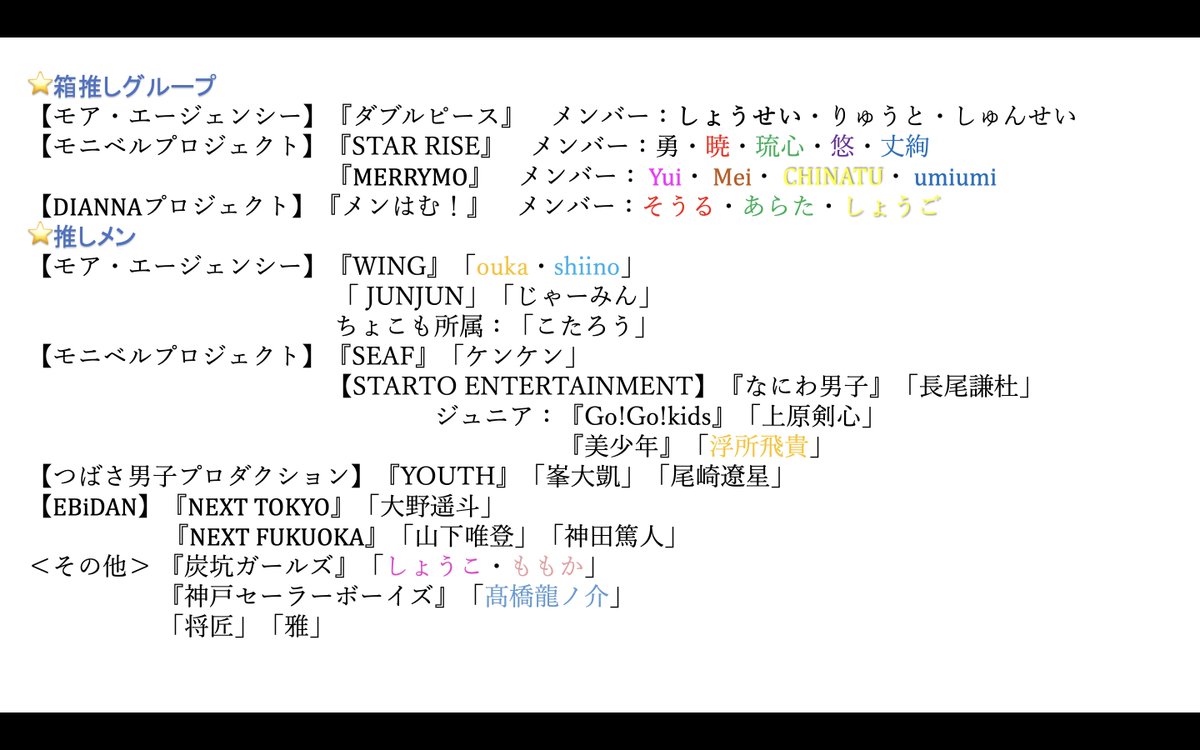 推しメン情報更新！
MERRYMO　箱推しに！
美少年　浮所くんを新たに推しメンに！