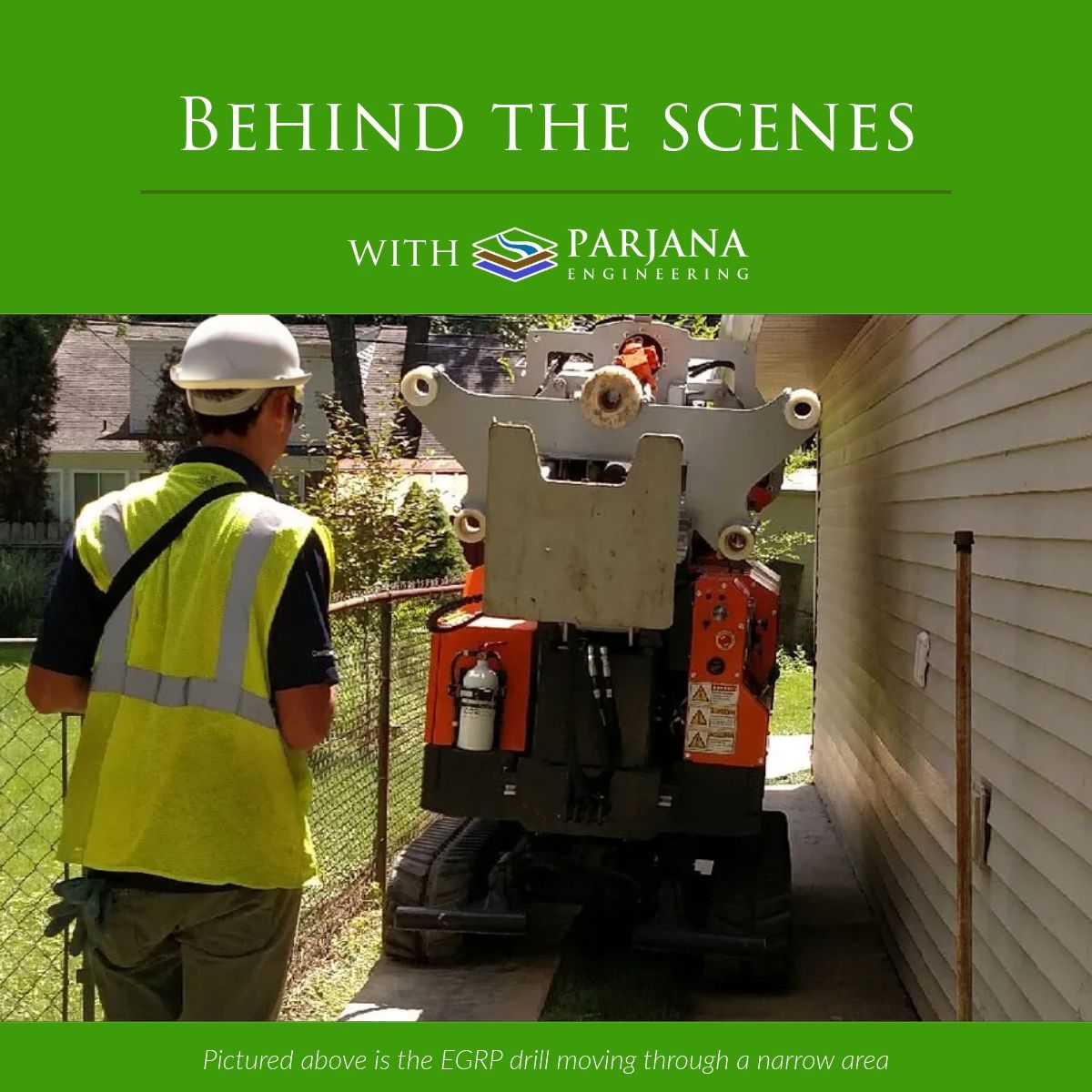 Here is a behind the scenes look at Parjana Engineering installing EGRP technology. The machine used is minimally invasive and leaves a small footprint. It can even fit through narrow side yards!

#parjanaengineering #groundwater #stormwater #EGRP #floodprevention