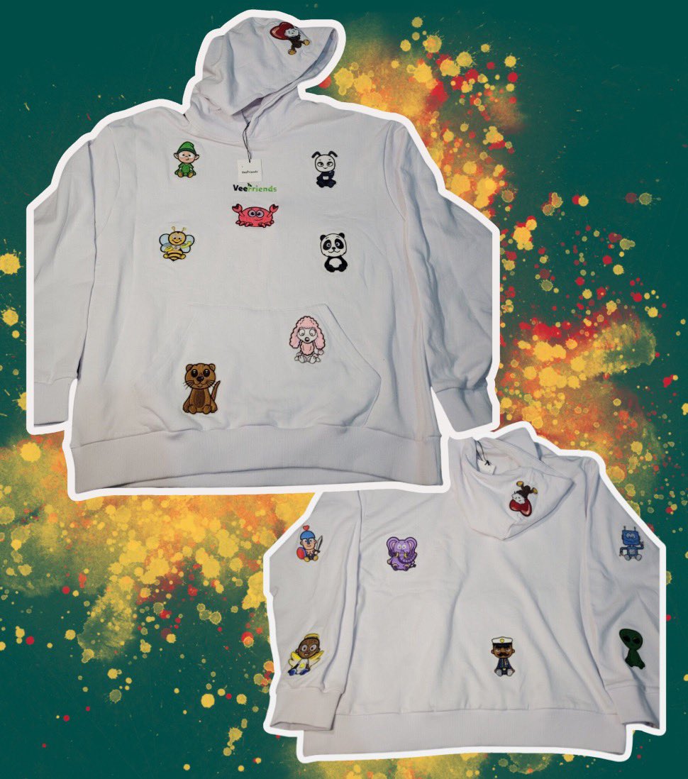 🚨 CHANCE TO WIN VeeFriends White Patch Hoodie 🚨

You win a hoodie if you guess correctly! Comment below 1 guess:

- Character 
- Spectacular Type (Holo, Gold, etc) 
- Card Series (Series 1 or TCG)

Link to show ➡️ get.fanatics.live/X8WW/9tf7wmfr

#VeeFriendsCards #TCG #FanaticsLive