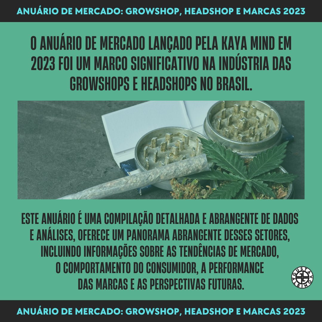 GADesigning's tweet image. Em 2023 a @mind_kaya lançou seu primeiro Anuário de Mercado: Growshops, Headshops e Marcas. Um marco na industria! O anuário trás insights sobre um setor de enorme abrangência, fortes tendências e  que aquece nosso mercado.