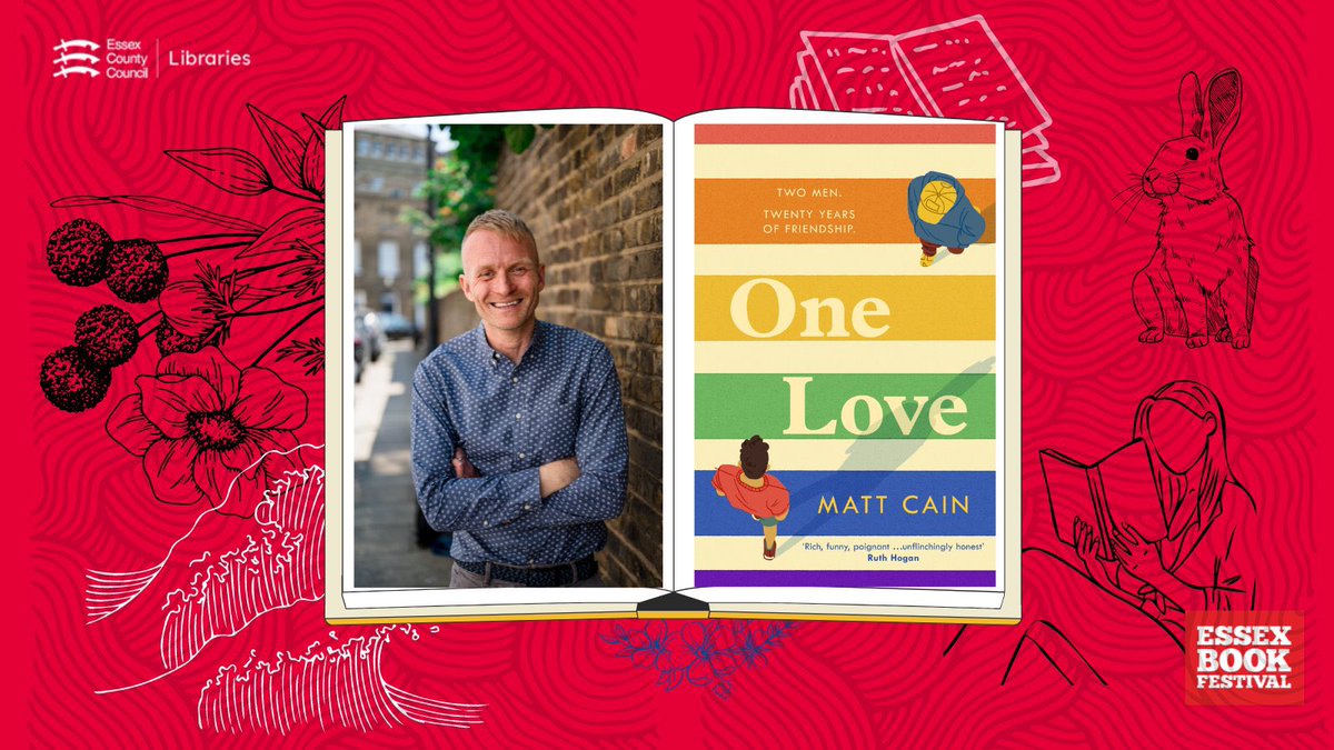 I can’t wait to talk about #OneLove at @EssexBookFest on Thursday 6 June. Come and join us at Harlow Library and I’ll sign your books!  Tickets - libraries.essex.gov.uk/events/125975 #essexlibraries #essexbookfestival2024