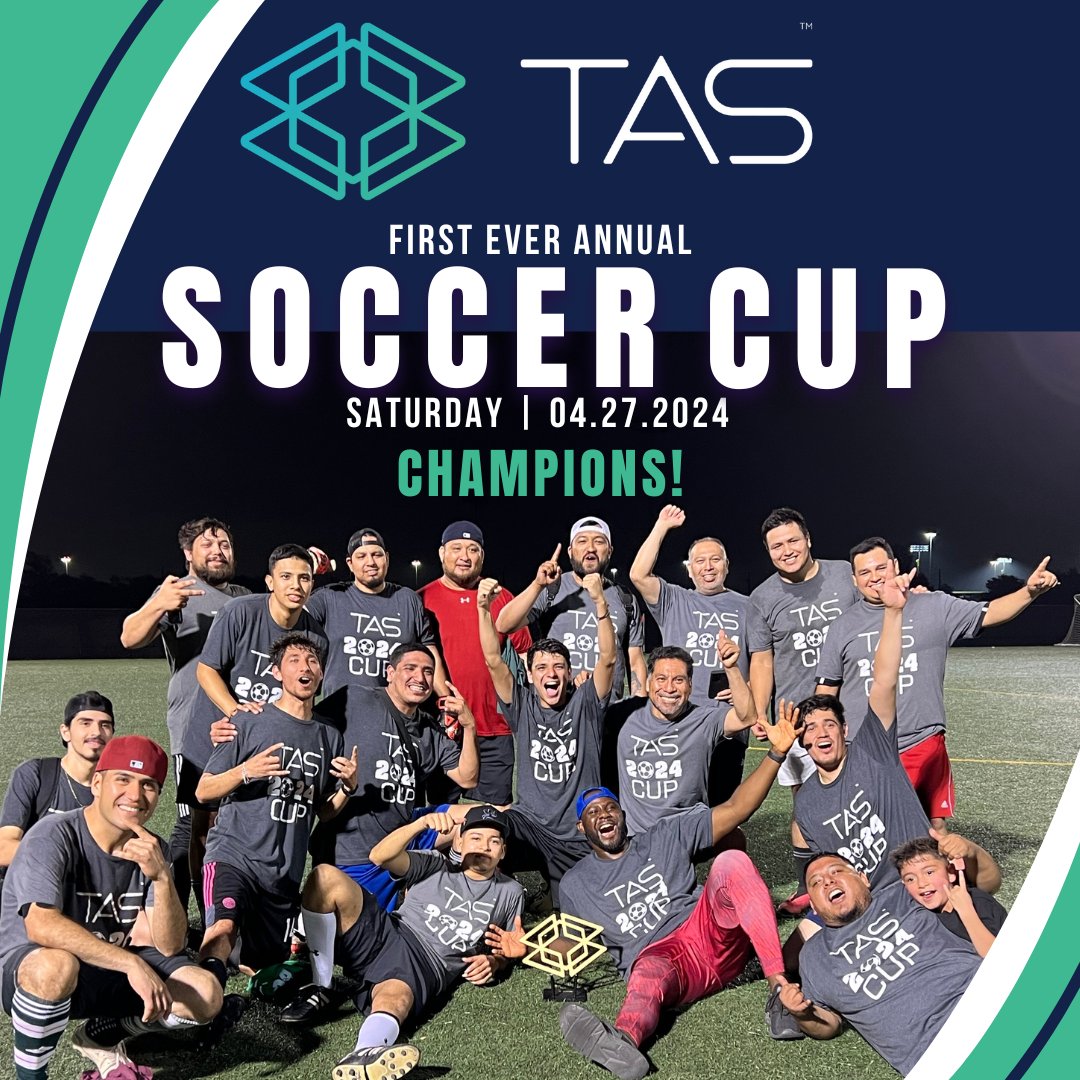 TAS_Energy's tweet photo. Kicked off this past weekend with some friendly competition at our first ever TAS Soccer Cup! It was a day filled with teamwork, sportsmanship, and a whole lot of fun! Thank you to all who came to play, volunteer, or support their friends and family. #sportsmanship #teamwork🏆⚽ https://t.co/2iUE8fnG2c