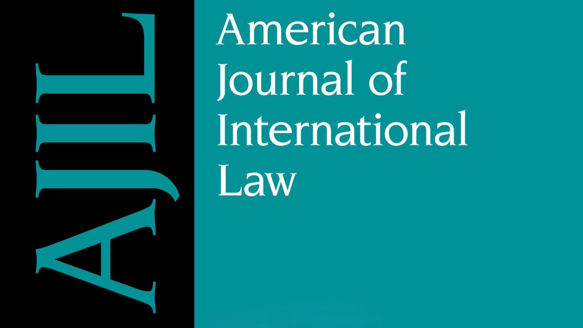 In a new #OpenAccess article @AJIL_andUnbound, @HertieCFR Director @calibasak highlights contemporary trends in international human rights law scholarship & explores the legal, political & civic dynamics that constantly shape IHRL. Read it here: cambridge.org/core/journals/…