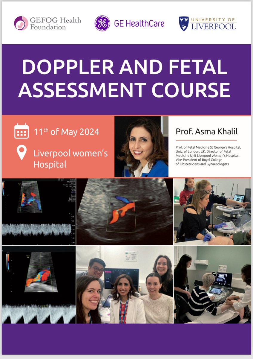 We are organising Hands-on course on obstetric Doppler ultrasound. I look forward to seeing you. eventbrite.co.uk/e/doppler-and-…