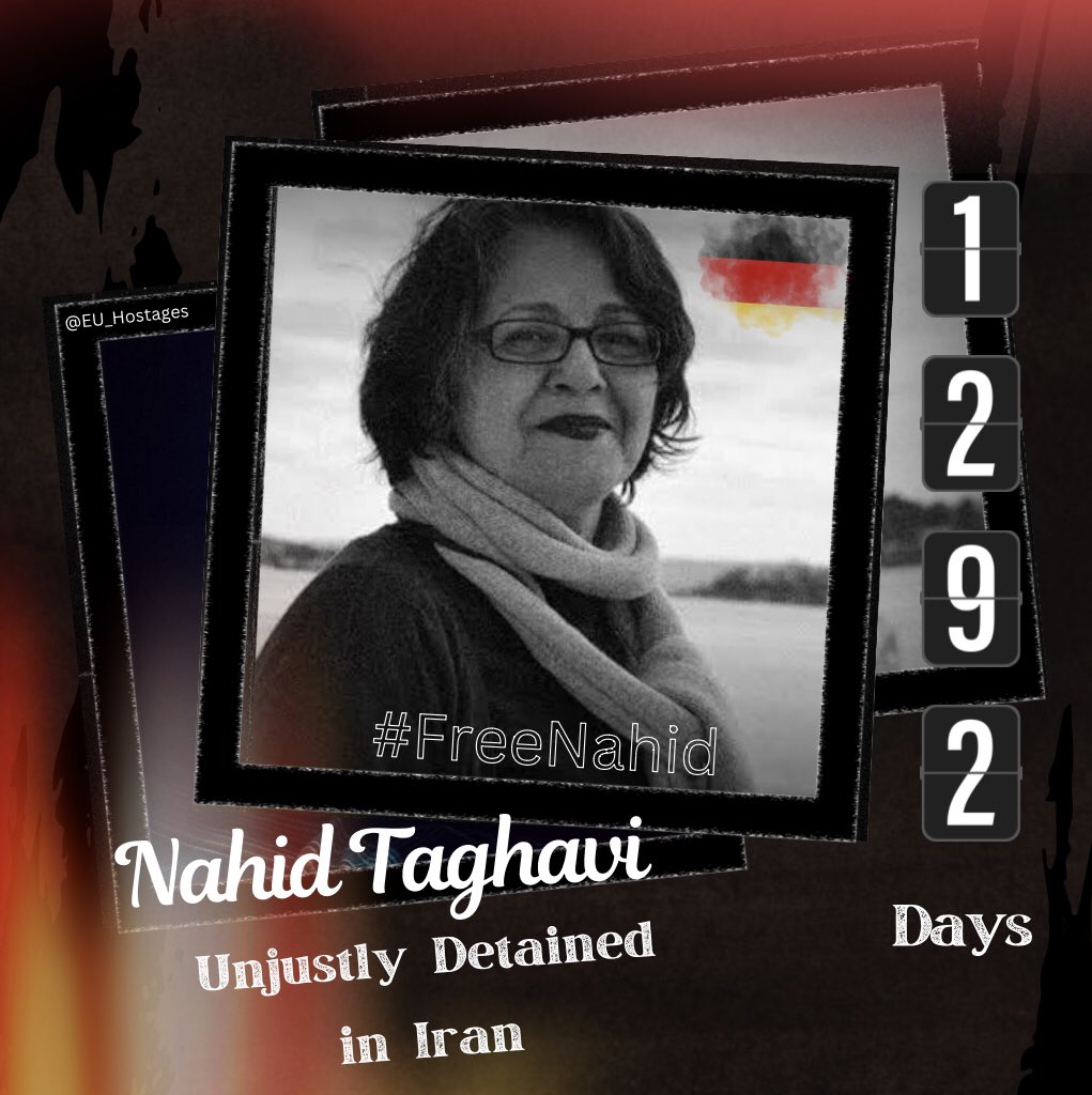 In a few months, 🇩🇪Nahid Taghavi will turn 70. Nahid has serious health issues & needs immediate treatment, & after her furlough was cut short, this is not possible. Any statements by the German govt & @Europarl_EN need to be followed by unified action to #FreeNahid. Pls Act Now!