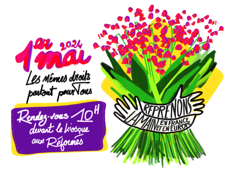 Rendez-vous demain, 10h, devant le kiosque aux Réformés à Marseille pour manifester tous ensemble !