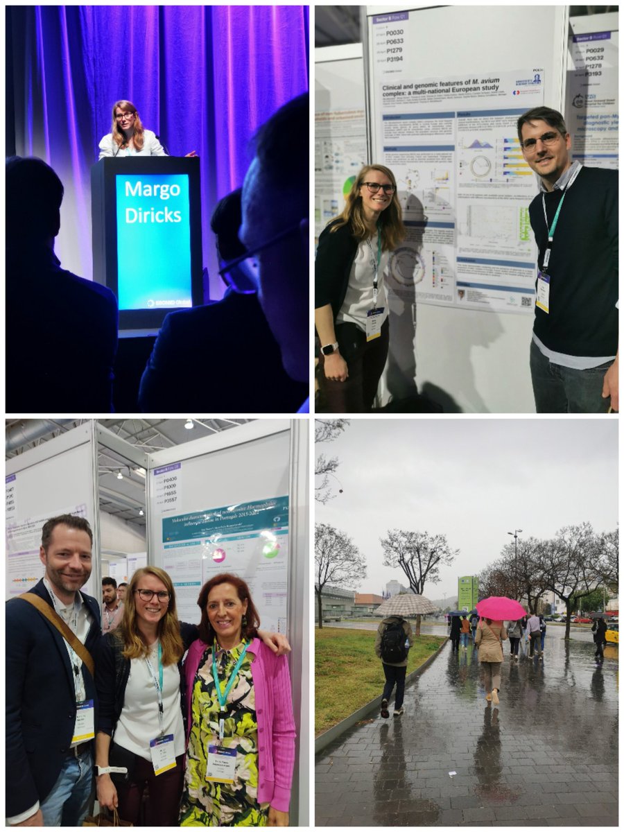 Really enjoyed @ECCMID 2024! Lots of interesting talks, posters, discussions, nice meetings with (potential new) collaboration partners and... rain. @ntmnet @FZBorstel @DZIF_