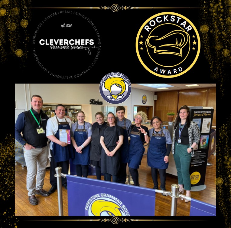 Parkstone would like to congratulate our school Chef and the fabulous kitchen team for receiving the CleverChefs ‘Rockstar Award’ for the excellent catering service provided for our school!
@cleverchef9
#schoolcatering #cleverchefs #parkstonegrammarschool