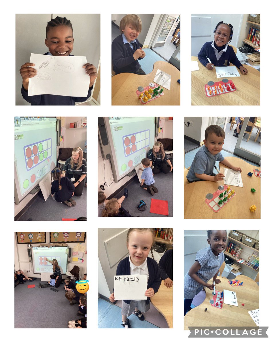In maths we’ve been using 10 frames to help us with addition! ➕#SebsMaths @StSebastiansPri