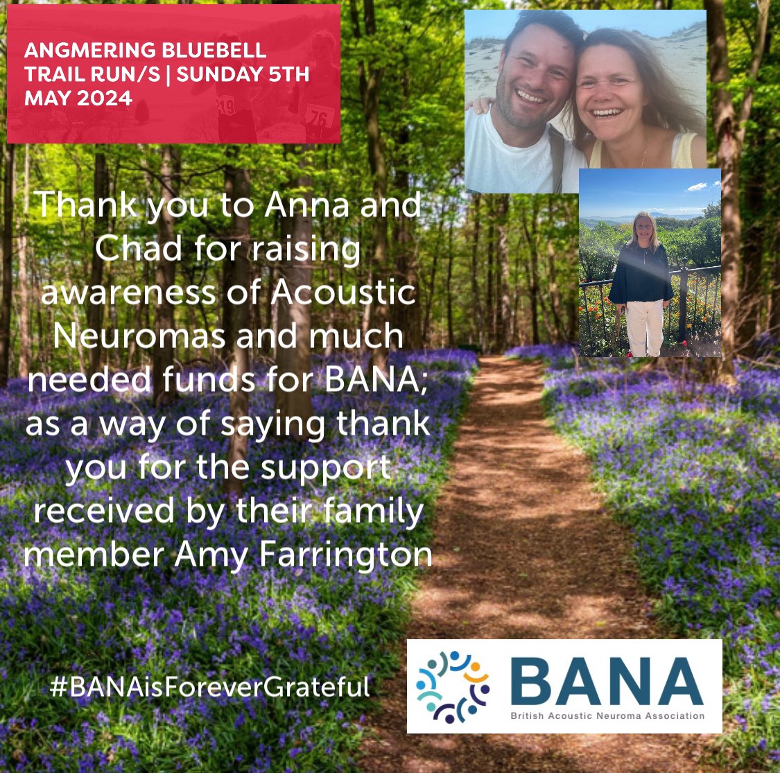 Thank you to Anna and Chad for raising awareness and much needed funds for @BANAUK. Without fundraising superstars like you we couldn’t do what we do. To find out more, please visit justgiving.com/page/anna-staf… #BANAisForeverGrateful 💙⭐️👏