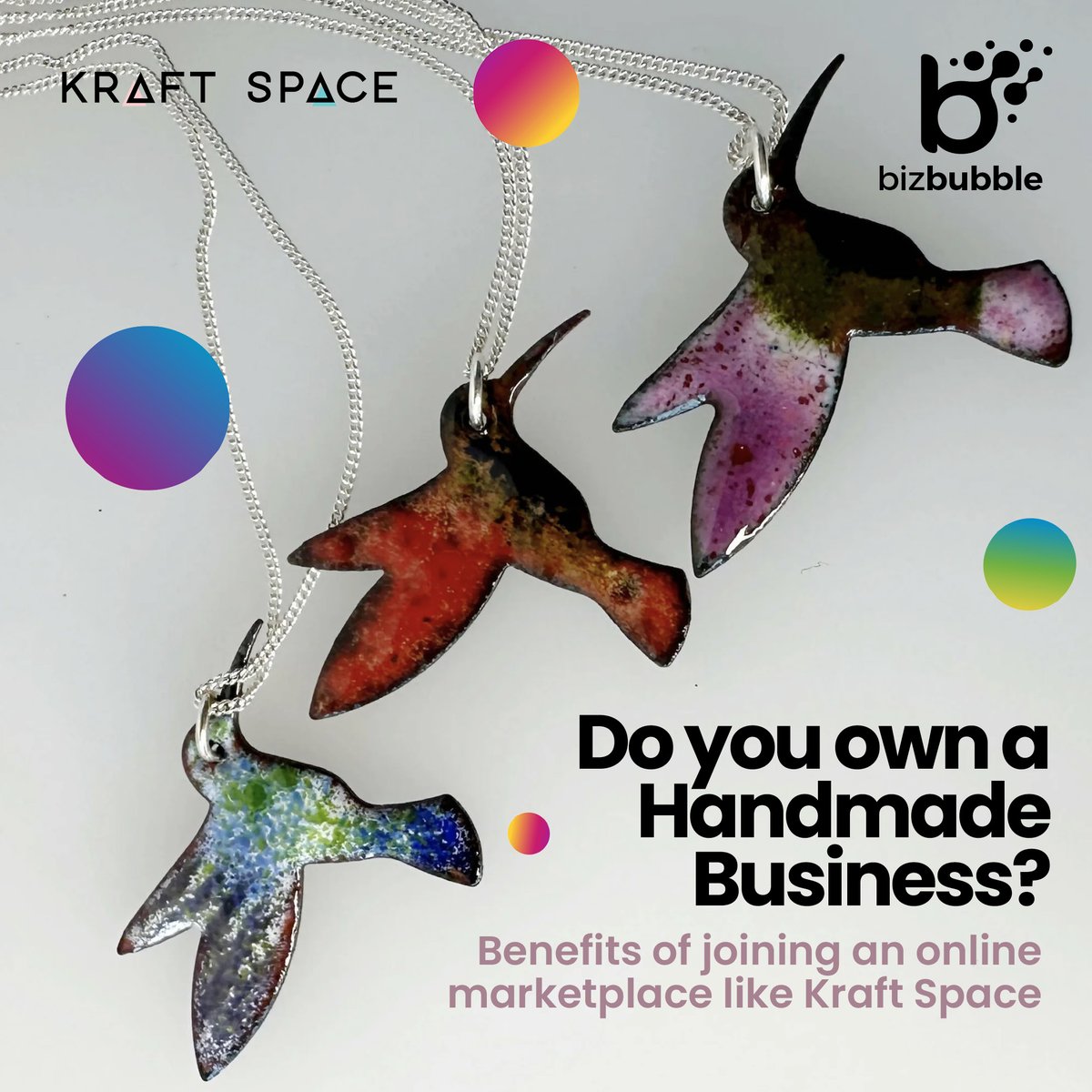 Do you run a Handmade Business and are looking for a seamless platform to sell your products? Discover the brilliant benefits of joining @kraft_space right here: bizbubble.co.uk/business/benef… #handmade #kraftspace