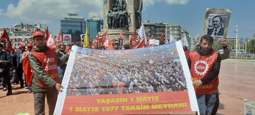 Her yıl olduğu gibi 1 Mayıs'ta bu yılda Taksimdeyiz... #HerYerTaksimHerYer1Mayıs