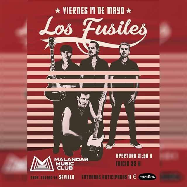 Concierto: Los Fusiles en Malandar #Sevilla 2024 (viernes 17 de mayo) onsevilla.com/los-fusiles-ma…