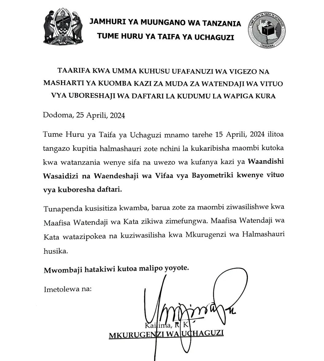 Tunapinga CCM Wilaya tofauti nchini kupeleka majina ya Vijana wa CCM kwa Wakurugenzi  kulazimisha wapewe kipaumbele kuwa waandikishaji ktk Daftari la kudumu la wapiga kura.Tafsiri yake hakutakuwa na haki na usawa kwa vijana wengine wenye sifa ambao sio Wanachama wa CCM.