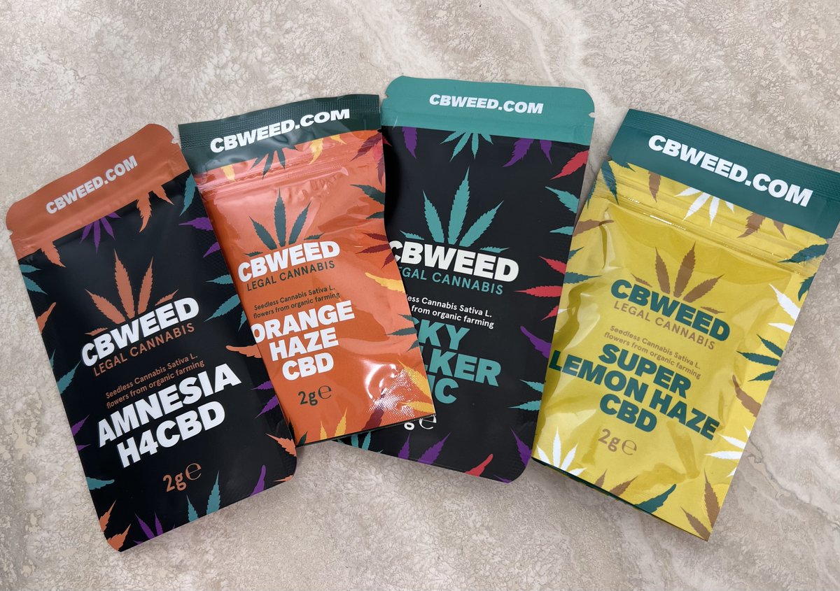 🌿🎉 ¡Acabo de probar algunas fantásticas cepas de CBD de @CBWeed! Amnesia H4CBD, Orange Haze, Sky Walker HHC y Super Lemon Haze son todas de primera calidad. ¡Me siento relajado y sin dolor! ¿Has probado alguna de estas? ¡Comparte tus pensamientos! #CBDWeed #CBDstrains #Reseña