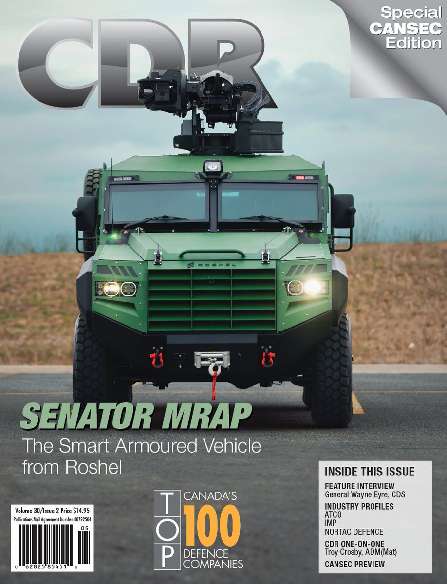 📣📰 Volume 30, Issue 2 is out now! Dive into our special #CANSEC2024 edition, spotlighting @RoshelDefence, Canada's Top 100 Defence Companies, an exclusive CANSEC preview, and more! Read now: loom.ly/kho2RDc #CanadianDefenceReview #CDRmagazine #Defence @CadsiCanada