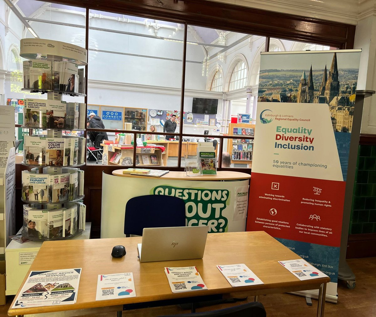 Happening now at McDonald Road Library! Join us for a housing advice session with our project worker from Tenancy Rights and Support Services. Get expert advice and support on your housing concerns. McDonald Road Library, Edinburgh, EH7 4LU