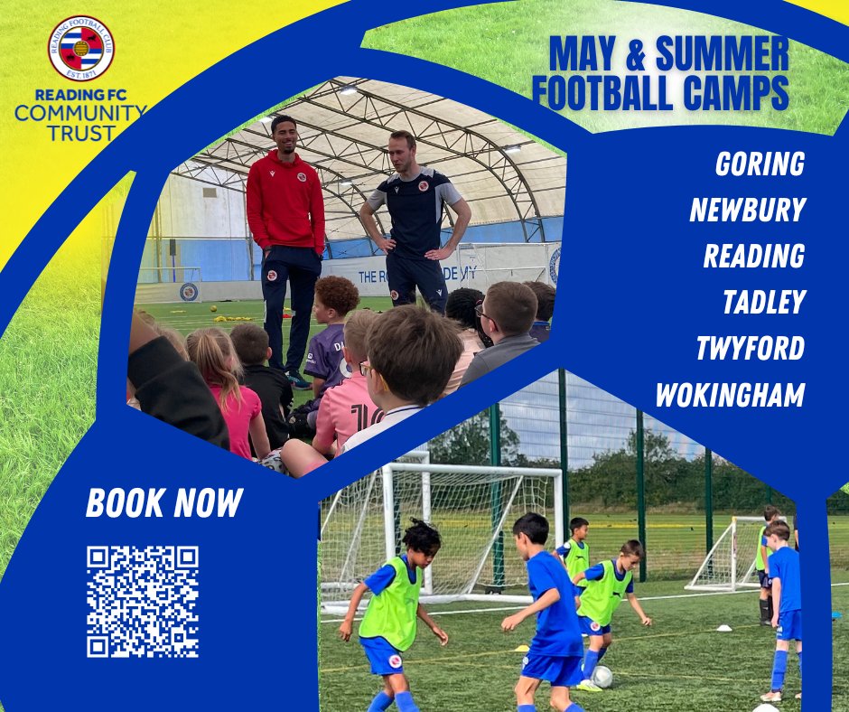 The sun is finally shining! ☀️ Our popular Football Camps run by our FA qualified coaches are available to book for May half term and the Summer holidays now ⚽️ Girls and boys aged 5-14 years are invited to join us from 10am until 3pm for a fun-packed session where they will…