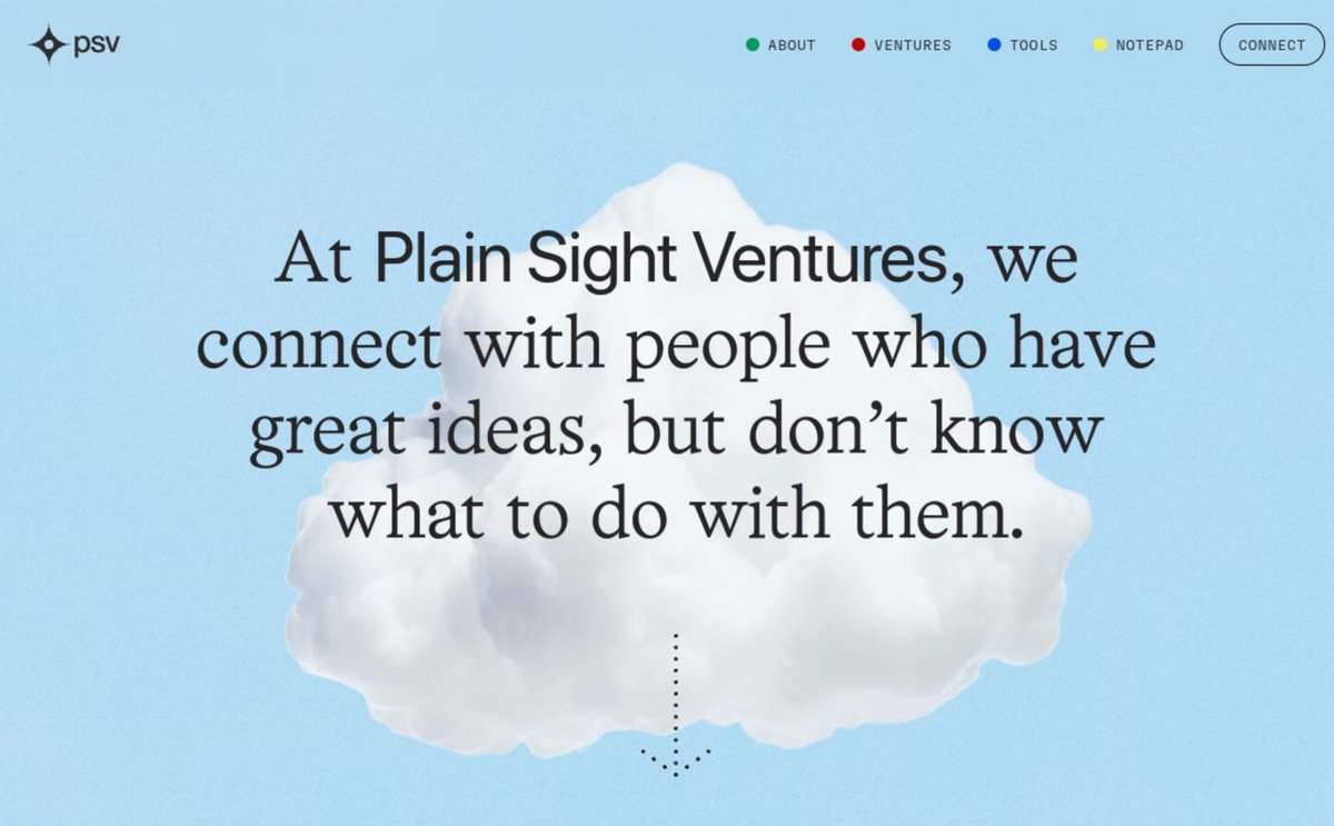 New site on @siteinspire: Plain Sight Ventures → siteinspire.com/websites/12277…